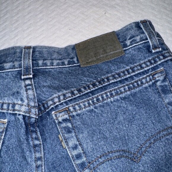 Vintage Silver Tab  Levi’s High Rise Mom Jeans Women Tapered 32x32 - Picture 7 of 8